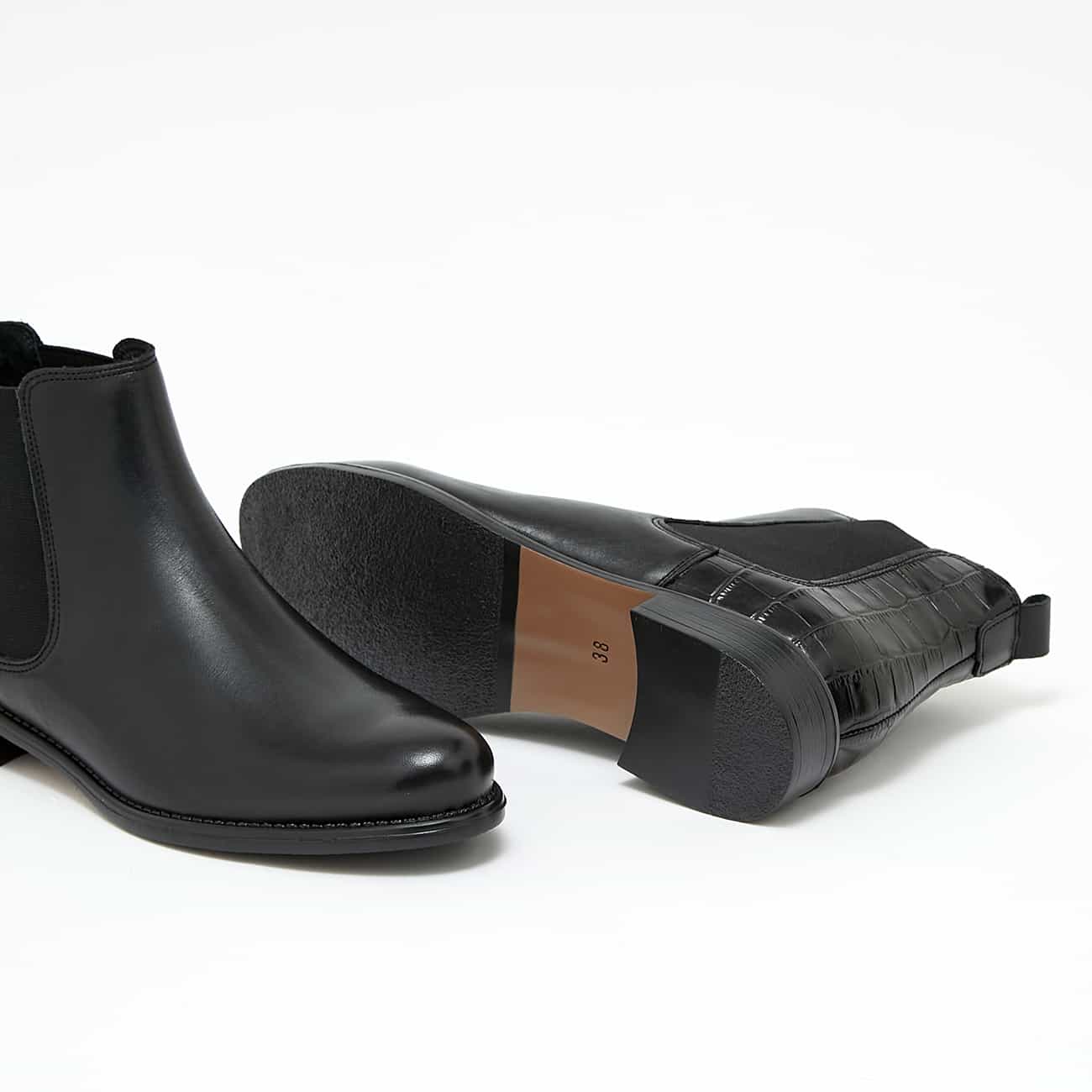 Guillemette - Noir Croco – Image 4