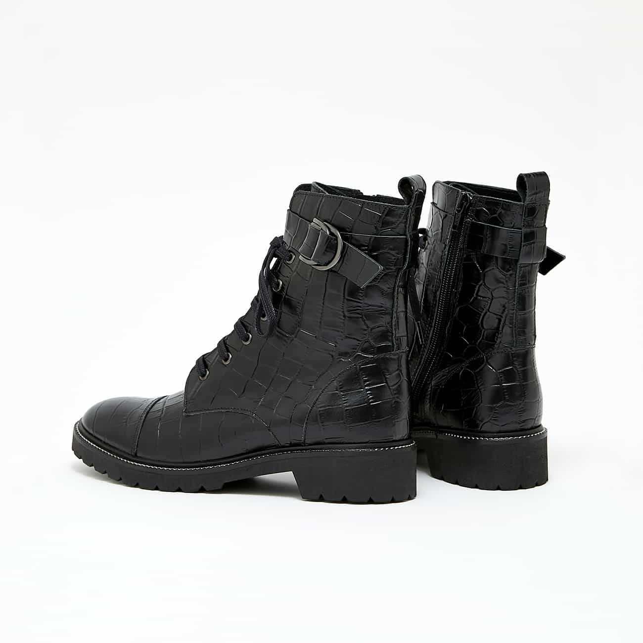 Flavia - Noir Croco – Image 3