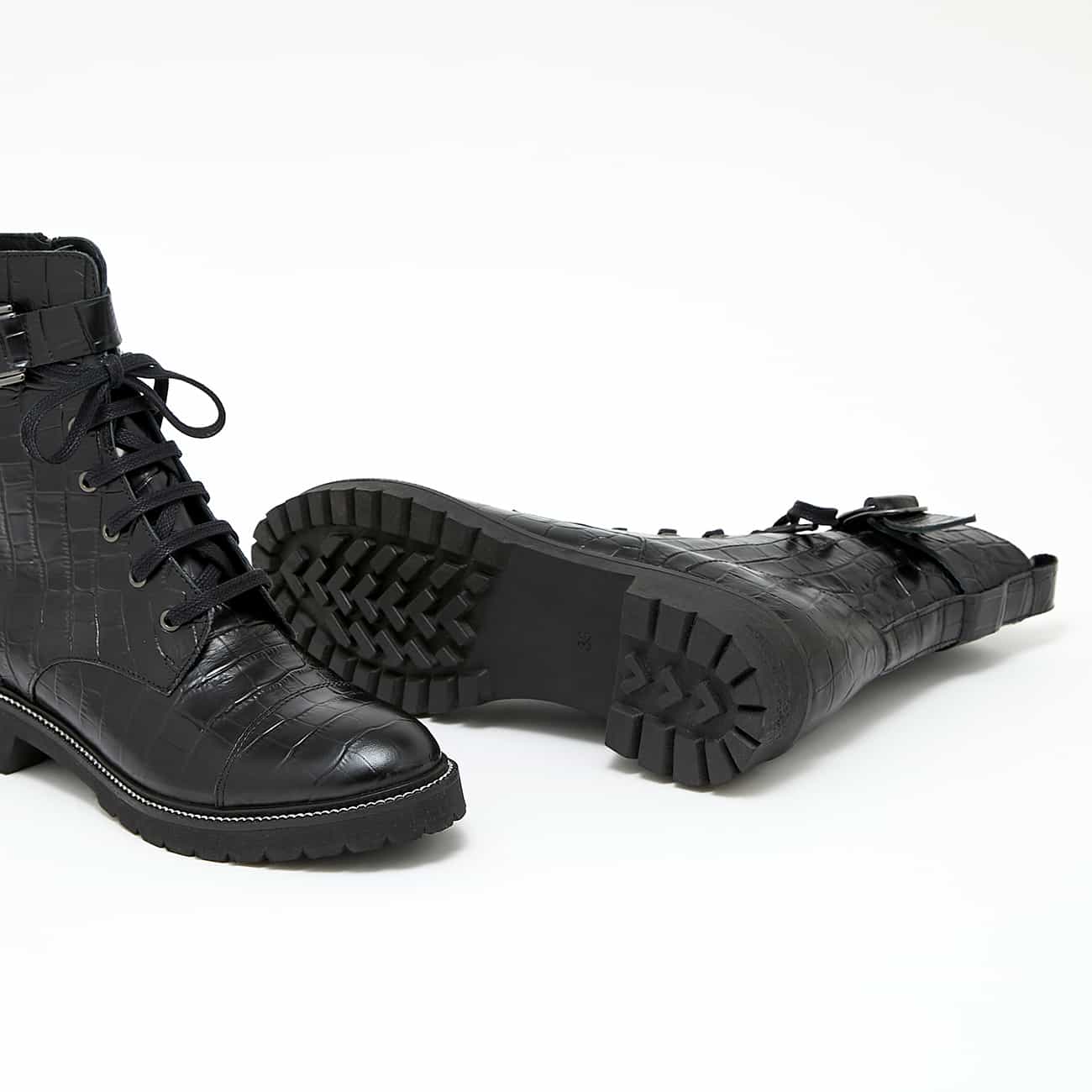 Flavia - Noir Croco – Image 4