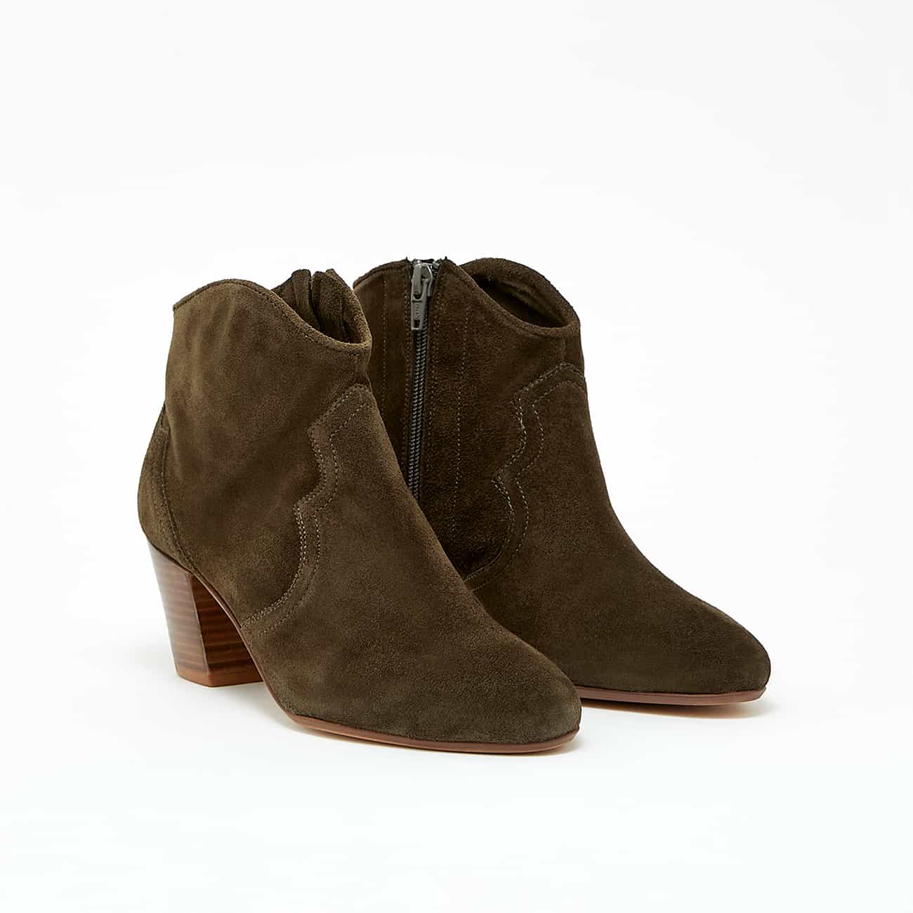 Fidelia - Kaki Suede – Image 2