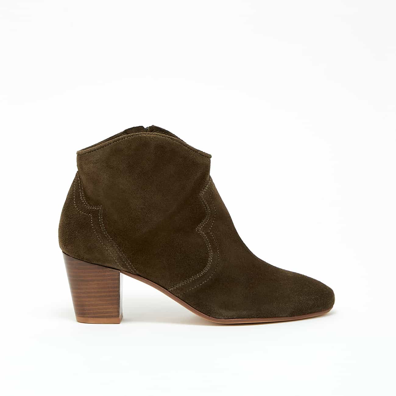 Fidelia - Kaki Suede