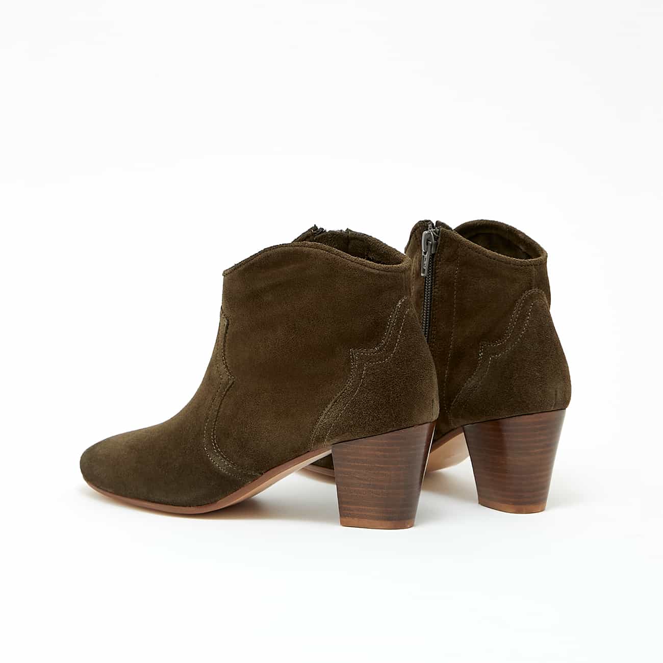 Fidelia - Kaki Suede – Image 3