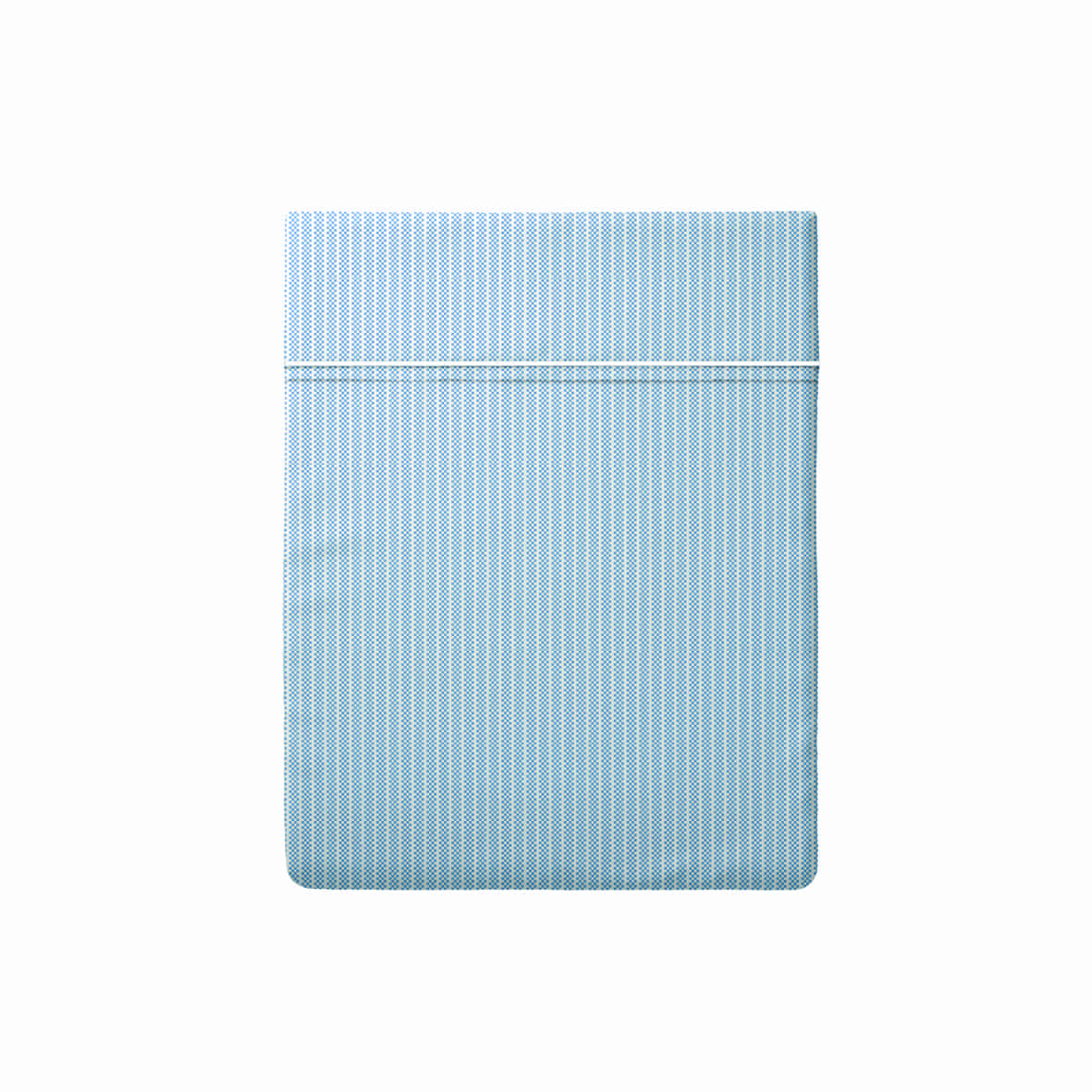 Drap plat coton percale - Sorbonne Bleu clair - 240 x 300 cm
