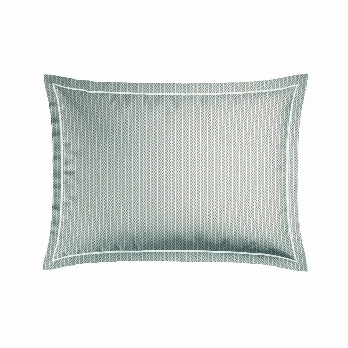 Set de 2 taies d'oreiller coton percale - Sorbonne Taupe  - 2 x (50 x 70 cm)