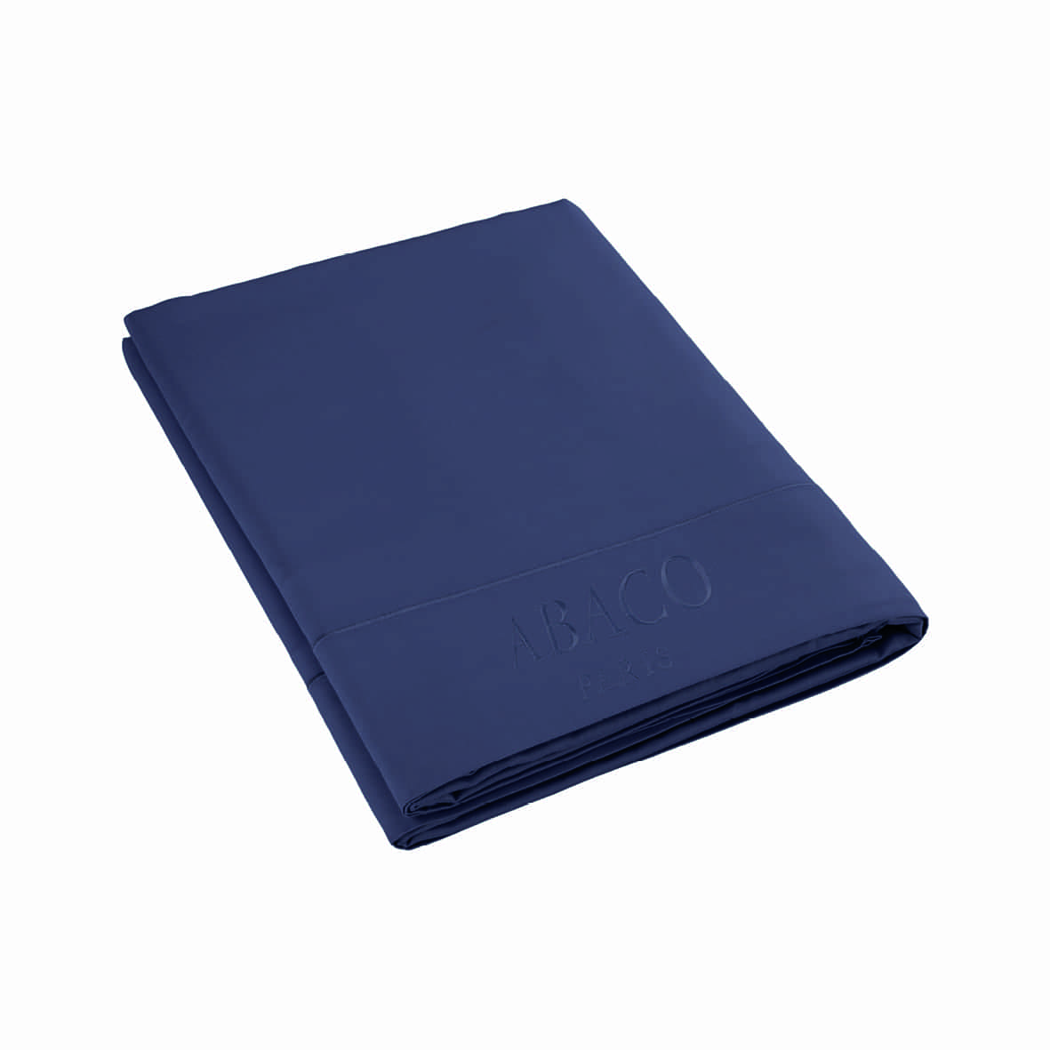 Drap plat satin de coton - Uni 1 baratta Bleu 06 - 240 x 300 cm