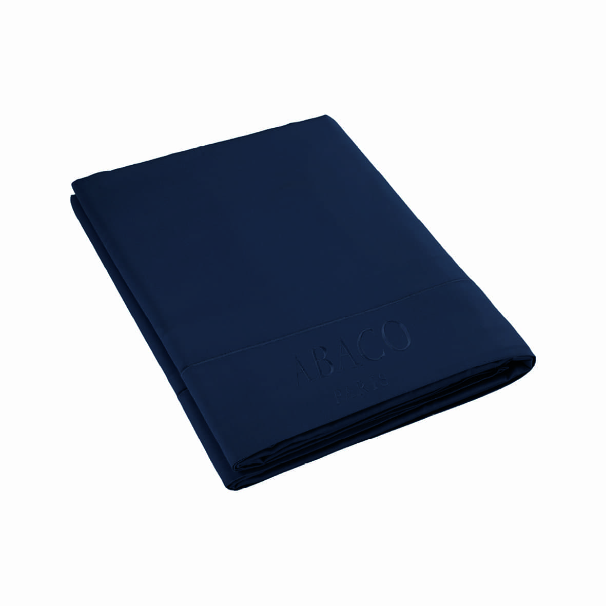 Drap plat satin de coton - Uni 1 baratta Bleu 11 - 260 x 290 cm