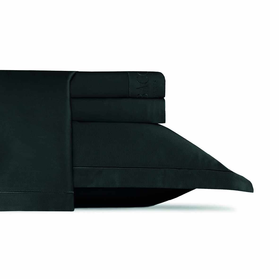 Ensemble de draps satin de coton - Uni 1 baratta Gris 03 - 240 x 300 cm + 180 x 200 x 30 cm + 2 x (50 x 70 cm)