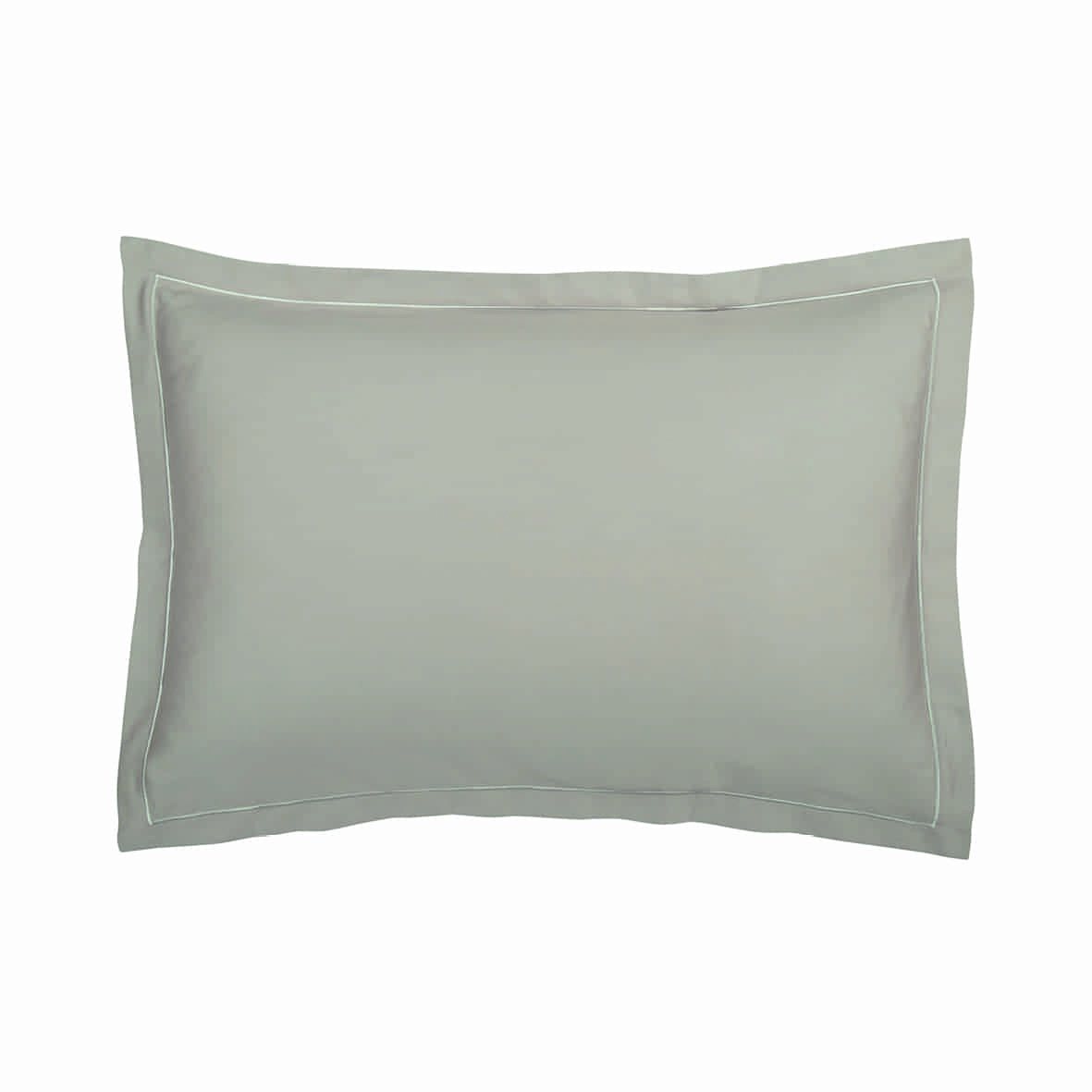 Taie d'oreiller satin de coton - Uni 1 baratta Taupe 01 - 2 x (50 x 70 cm)