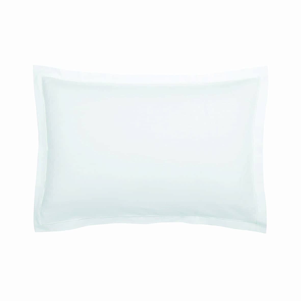 Taie d'oreiller satin de coton - Uni 1 baratta Blanc 01 - 2 x (50 x 70 cm)