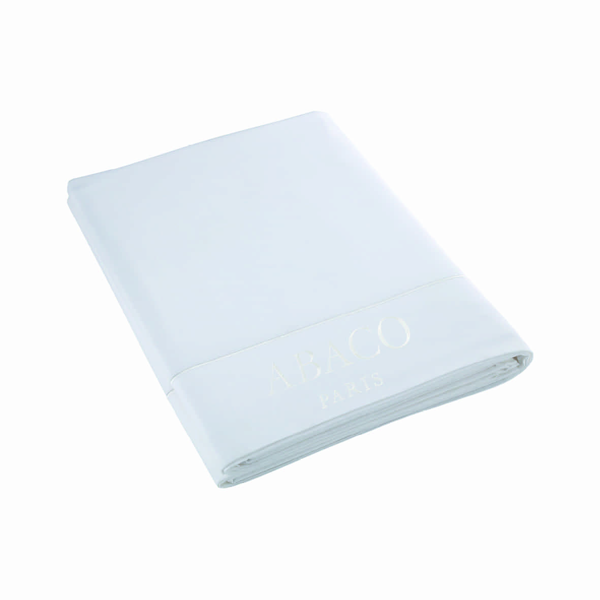 Drap plat satin de coton - Uni 1 baratta Blanc 01 - 260 x 290 cm