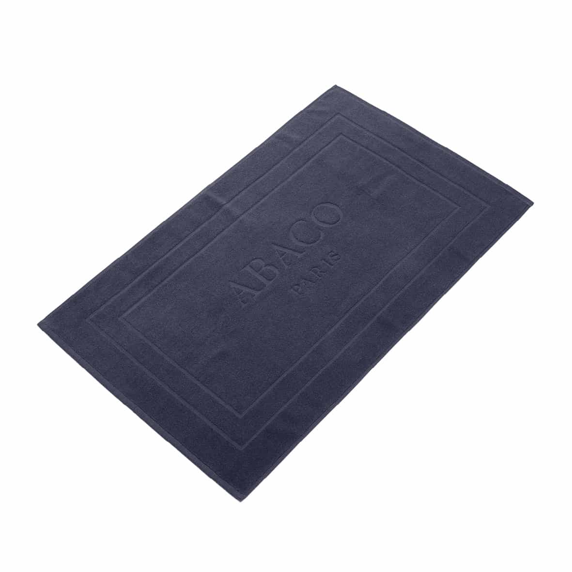 Tapis de bain coton - design 19 Bleu foncé - 60 x 100 cm