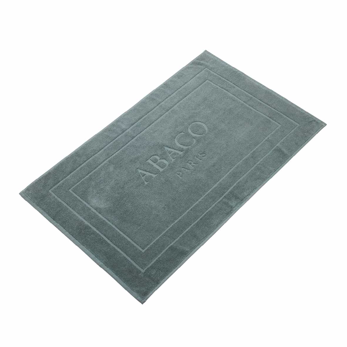 Tapis de bain coton - design 19 Vert bouteille - 60 x 100 cm