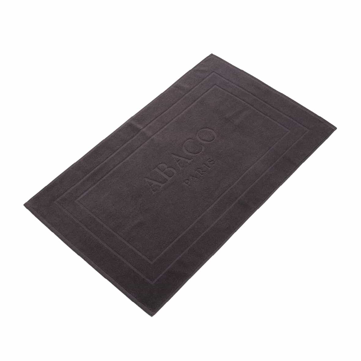 Tapis de bain coton - design 19 Gris foncé - 60 x 100 cm