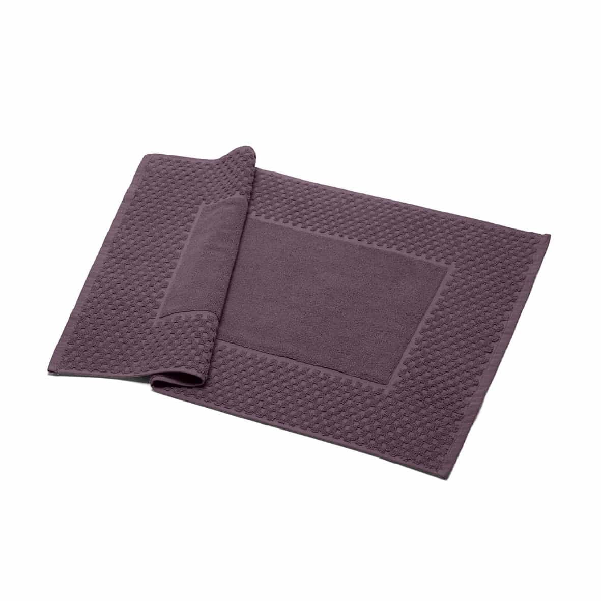 Tapis de bain coton - design 18 Mauve - 50 x 70 cm