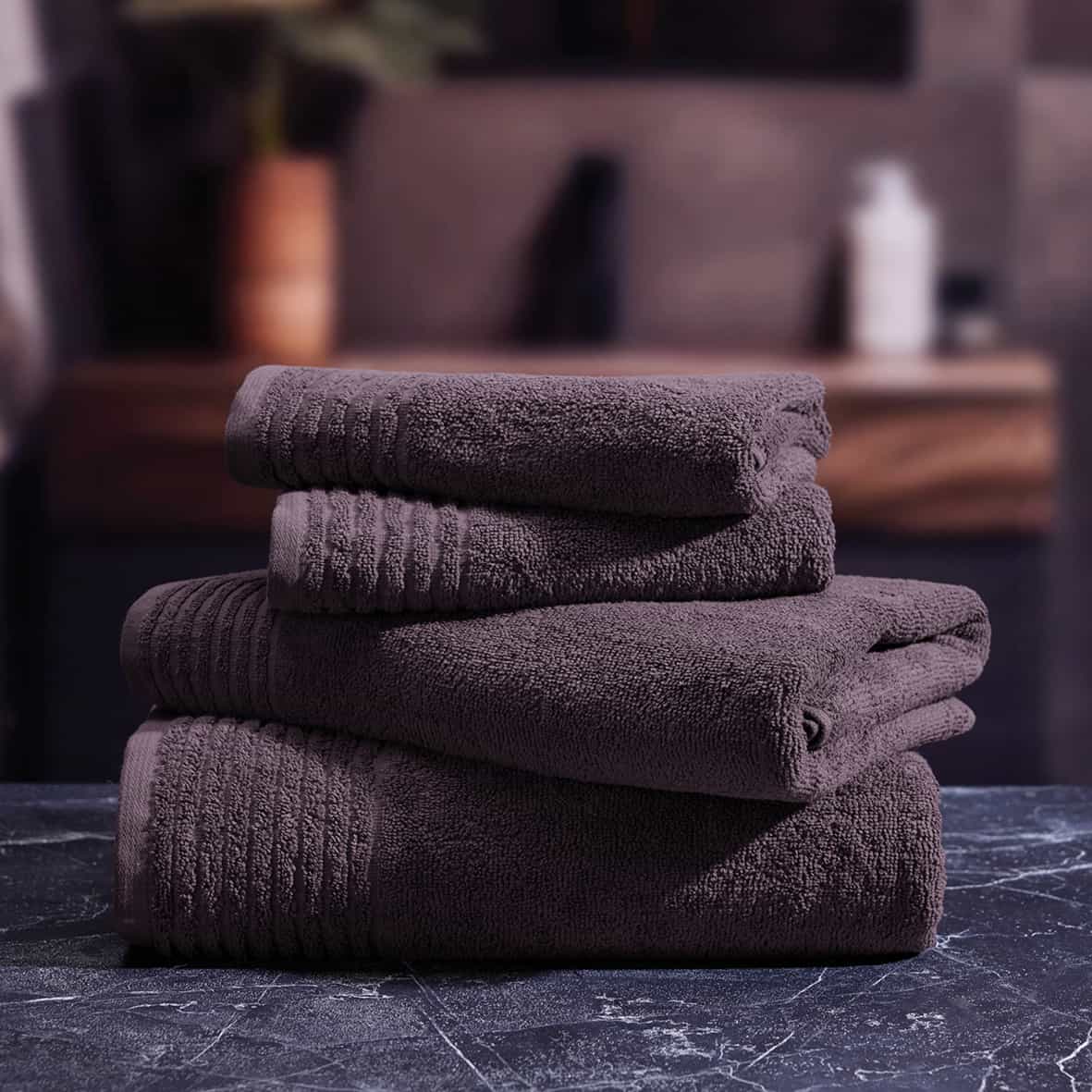 Tapis de bain coton - design 19 Mauve - 60 x 100 cm – Image 3