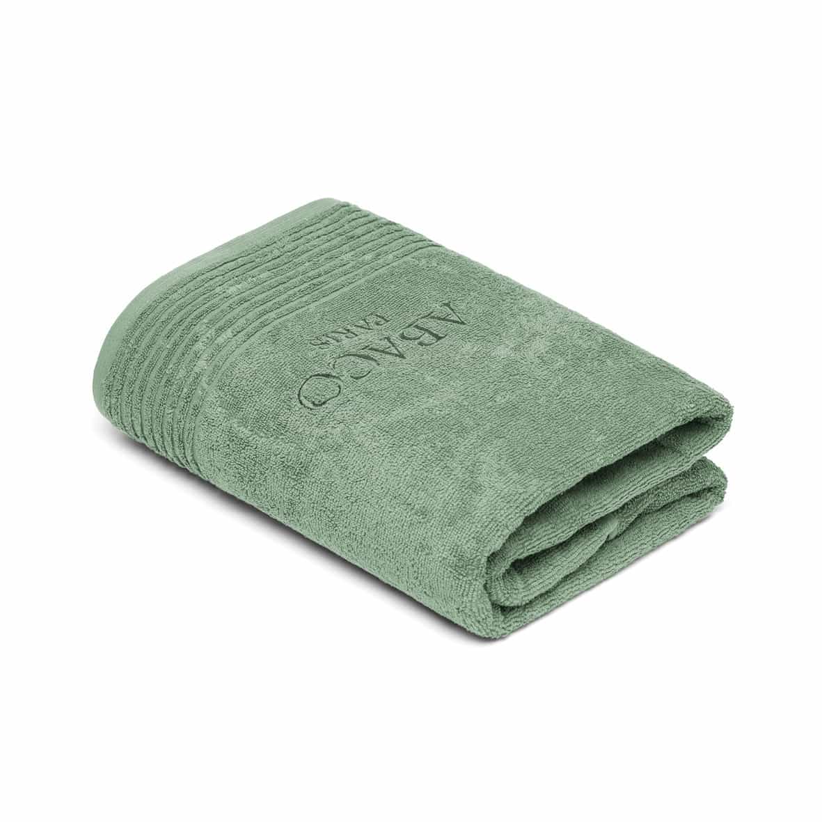 Drap de bain coton peigné LT - Ecume Vert sauge - 100 x 150 cm