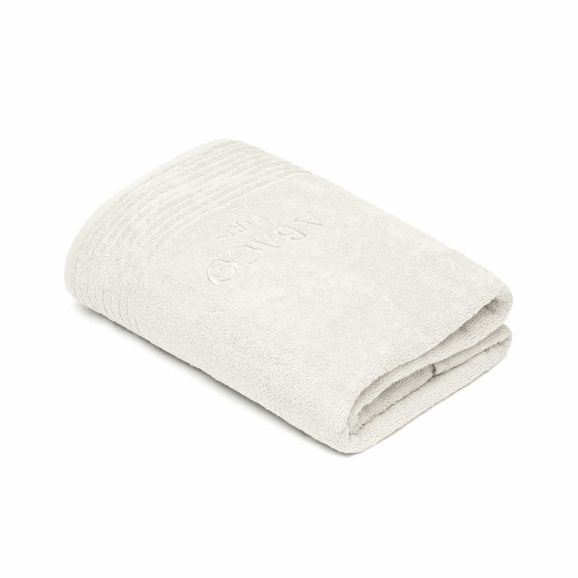 Drap de bain coton peigné LT - Ecume Blanc - 100 x 150 cm