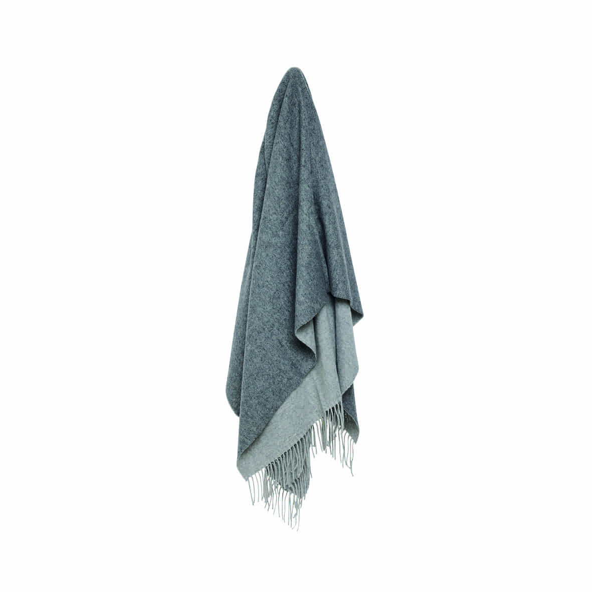 Plaid tissé Uni Gris foncé - 130 x 180 cm