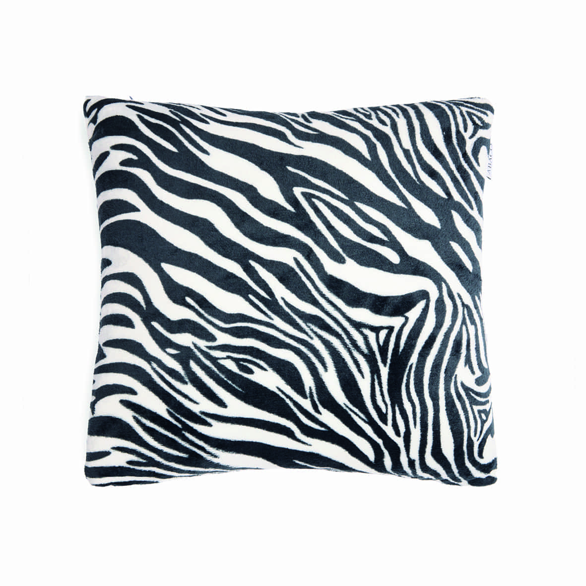 Coussin polyester Wild stripe Noir / Blanc - 45 x 45 cm